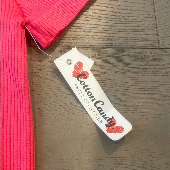 Pink Ribbed T-Shirt - Picture 3 of 5